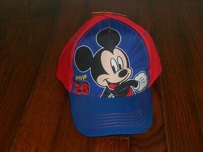 Photo 1 of 10PK-DISNEY MICKEY MOUSE Kid's Baseball Hat New with Tags
