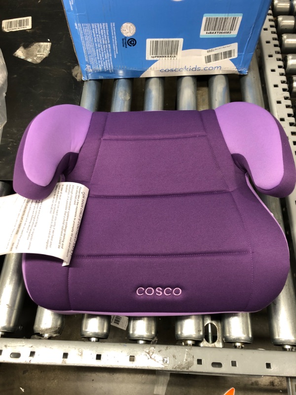 Photo 2 of Cosco Topside Child Safe Belt Positioned Backless Booster Car Seat, Purple Grape