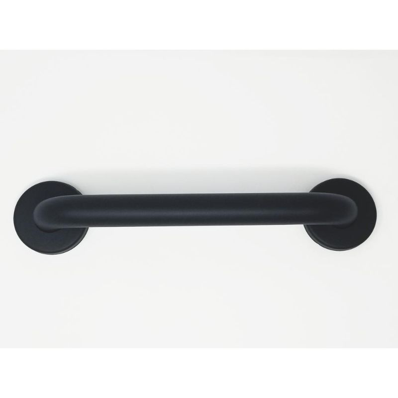 Photo 1 of **MINOR SCRATCHES** CSI Bathware Straight 48 in. X 1.25 in. Concealed Flange Grab Bar in Matte Black
