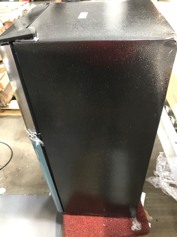 Photo 3 of **DENTED** Frigidaire EFR451 2 Door Refrigerator/Freezer, 4.6 cu ft, Platinum Series, Stainless Steel, Double
