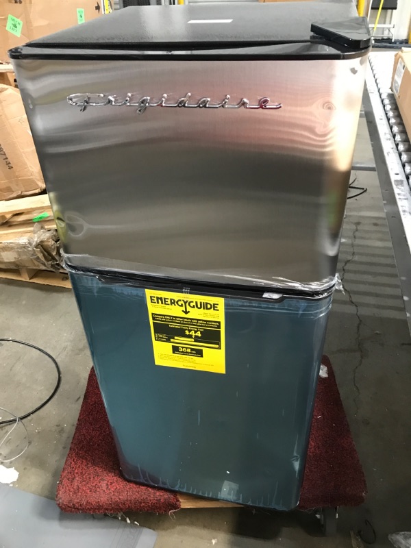 Photo 6 of **DENTED** Frigidaire EFR451 2 Door Refrigerator/Freezer, 4.6 cu ft, Platinum Series, Stainless Steel, Double
