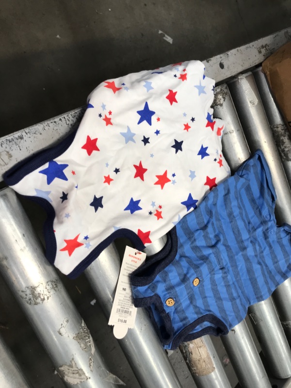 Photo 2 of Baby Boys' 2pk Americana Romper - Cat & Jack™ NEWBORN
