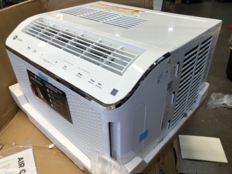 Photo 5 of ***UNIT MAKES NOISE WHEN ON**DAMAGED** GE Profile Ultra Quiet Window Air Conditioner 6,150 BTU, WiFi Enabled Energy Efficient for Small Rooms, Easy Installation with Included Kit, 6K Window AC Unit, Energy Star, White
