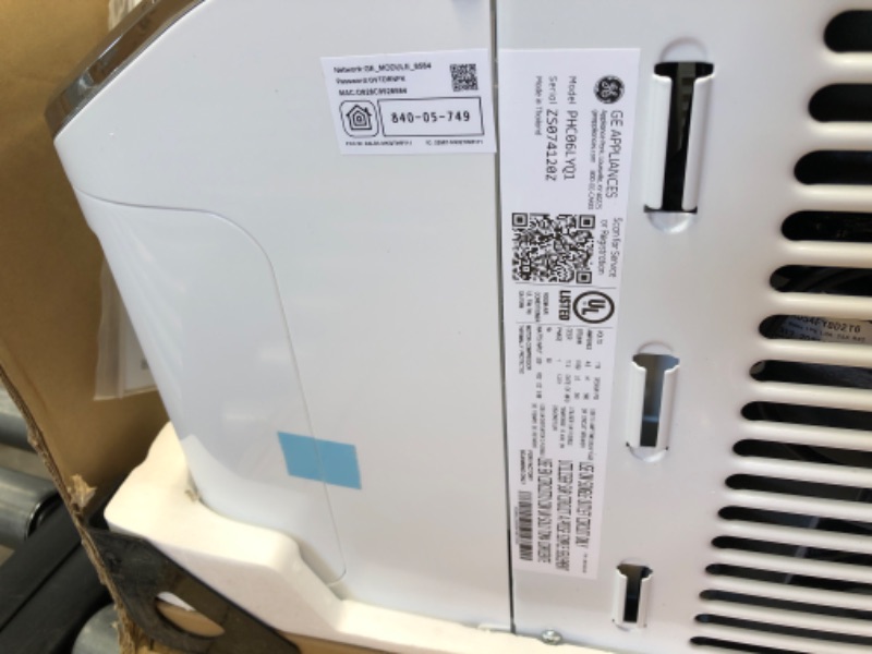 Photo 3 of ***UNIT MAKES NOISE WHEN ON**DAMAGED** GE Profile Ultra Quiet Window Air Conditioner 6,150 BTU, WiFi Enabled Energy Efficient for Small Rooms, Easy Installation with Included Kit, 6K Window AC Unit, Energy Star, White

