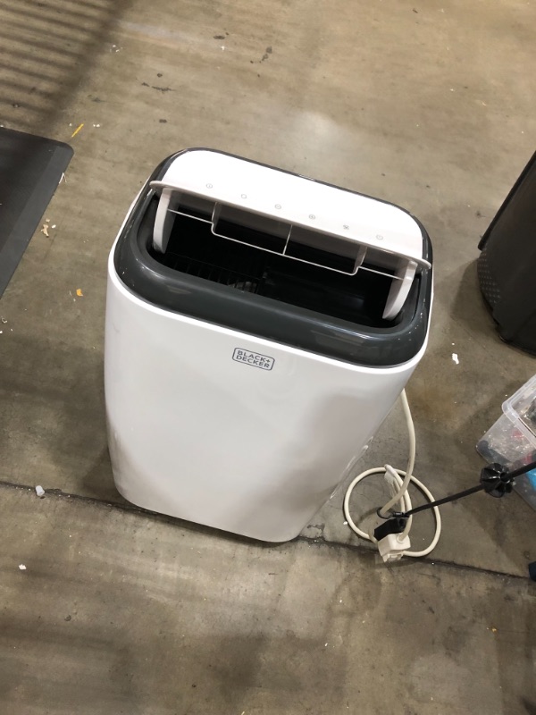 Photo 8 of **missing remote**
BLACK+DECKER 5,000 BTU Portable Air Conditioner with Remote Control, White
