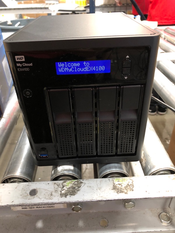 Photo 1 of WD My Cloud Business Series EX4100, 0TB, 4-Bay Diskless NAS with Intel Processor - Marvell ARM 388 Dual-core (2 Core) 1.60 GHz - 2 GB RAM DDR3 SDRAM