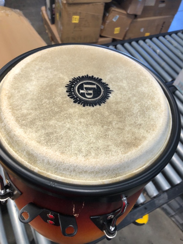 Photo 2 of 2 boxes full set .
Latin Percussion LP City Wood Congas 10" & 11" Set - Vintage Sunburst