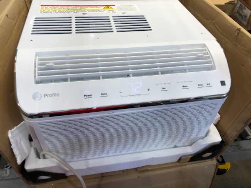 Photo 3 of **PARTS ONLY**
GE Profile Ultra Quiet Window Air Conditioner 6,150 BTU, WiFi Enabled Energy Efficient for Small Rooms, Easy Installation with Included Kit, 6K Window AC Unit, Energy Star, White
