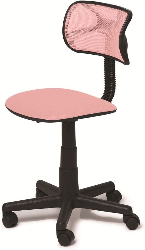 Photo 1 of Urban Shop Swivel Mesh Desk Chair, Blush
