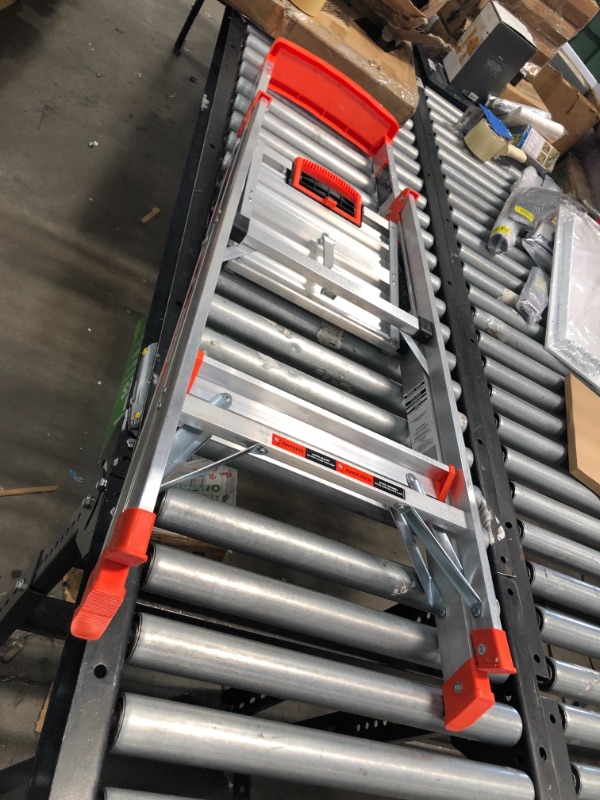 Photo 2 of **used*
Little Giant Ladder Systems Flip-N-Lite, 4-Foot, Stepladder, Aluminum, Type 1A, 300 Lbs Rated (15272-001)
