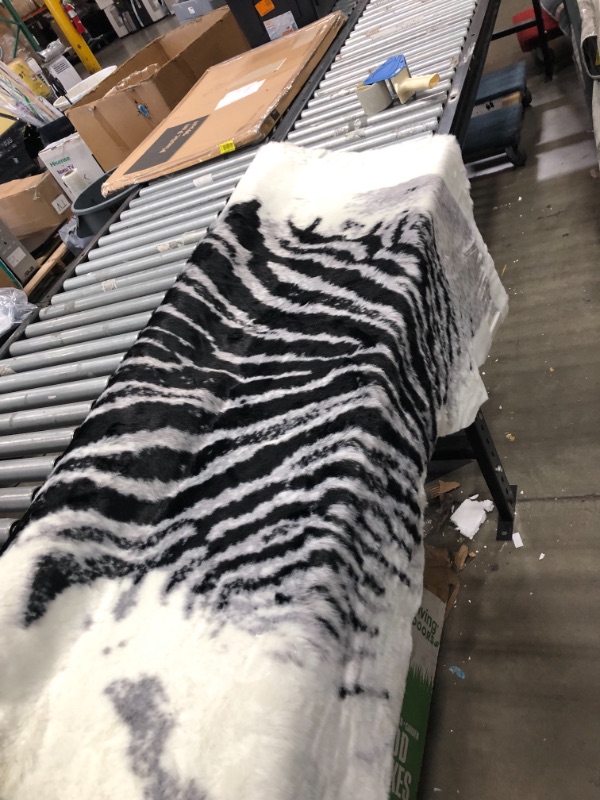 Photo 4 of **used**
Erin Gates Acadia Aca-1 Zebra 5'3" X 7'10" Area Rug
