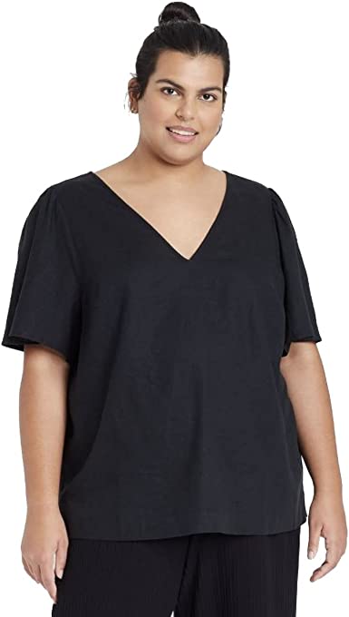 Photo 1 of Ava & Viv Women's Plus Size Short Sleeve Blouse - size X