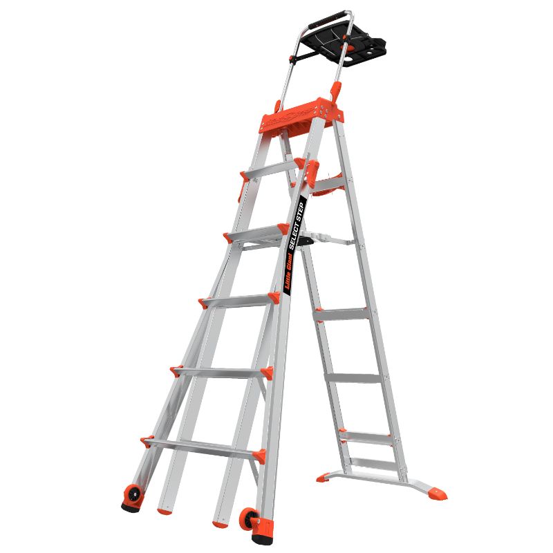 Photo 1 of **minor scratches**
Little Giant 6-10' Select Step Type Ia Aluminum Ladder with Airdeck
