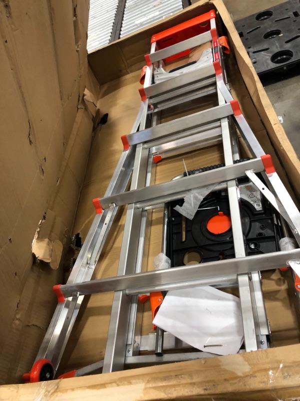 Photo 4 of **minor scratches**
Little Giant 6-10' Select Step Type Ia Aluminum Ladder with Airdeck
