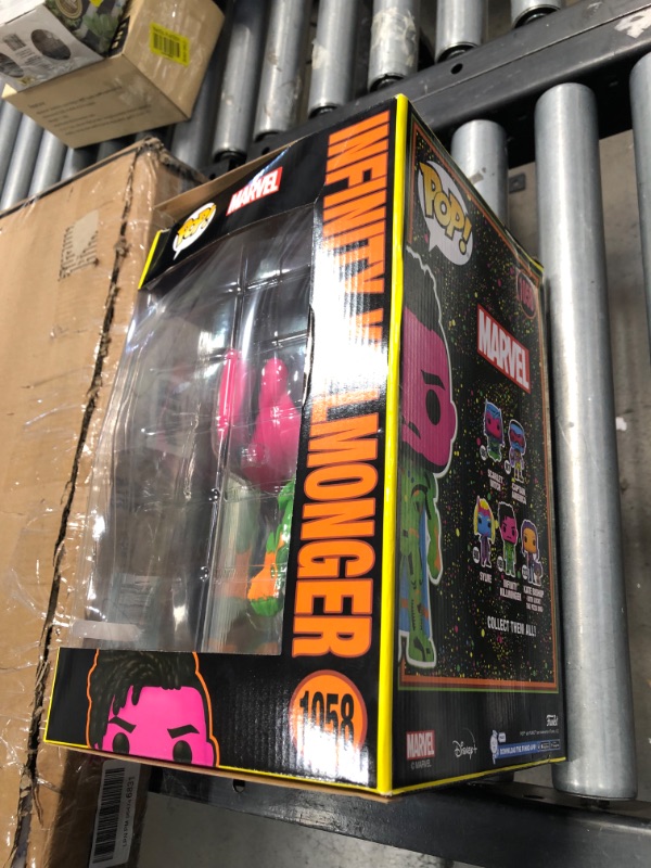 Photo 2 of **damaged box**
Funko POP! Jumbo: What If...? - Killmonger (Target Exclusive)

