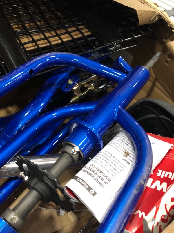 Photo 7 of **used-minor scratch**
Schwinn Meridian Adult Tricycle, 26-inch Wheels, Rear Storage Basket, Blue
