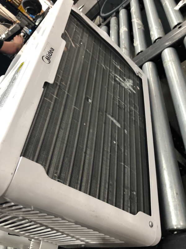 Photo 10 of **major dents-used**
Midea 8,000 BTU Smart Inverter U-Shaped Window Air Conditioner, 35% Energy Savings, Extreme Quiet, MAW08V1QWT (1860705)
