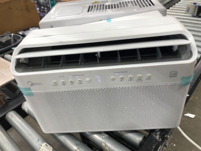 Photo 12 of **major dents-used**
Midea 8,000 BTU Smart Inverter U-Shaped Window Air Conditioner, 35% Energy Savings, Extreme Quiet, MAW08V1QWT (1860705)
