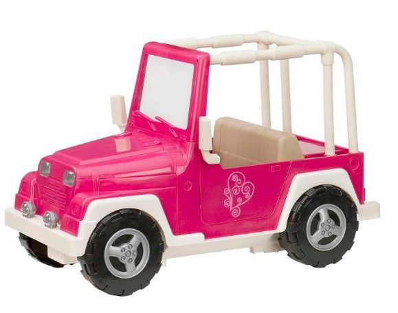 Photo 1 of **need to assemble door**
Our Generation My Way and Highways 4x4 Doll Vehicle - Pink and White

