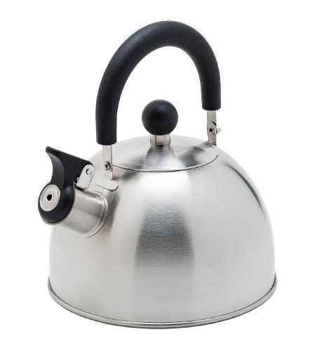Photo 1 of **BOX OF 4**
Primula Stewart 1.5qt Stovetop Kettle - Stainless Steel

