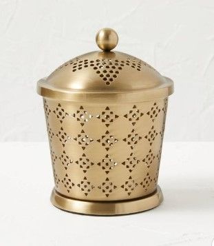 Photo 1 of 2 pack - Small Bath Canister Brass - Opalhouse™ designed with Jungalow™

