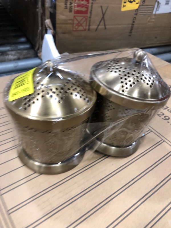 Photo 2 of 2 pack - Small Bath Canister Brass - Opalhouse™ designed with Jungalow™

