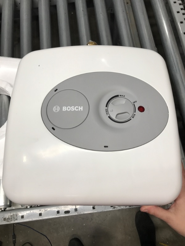 Photo 2 of ***COSMETIC DAMAGE PLEASE SEE PHOTOS*** Bosch Electric Mini-Tank Water Heater Tronic 3000 T 2.5-Gallon (ES2.5) - Eliminate Time for Hot Water - Shelf, Wall or Floor Mounted 2.5 Gallon