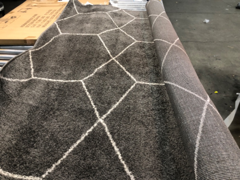 Photo 1 of 7FT AQ UNIQUE LOOM GREY AREA RUG