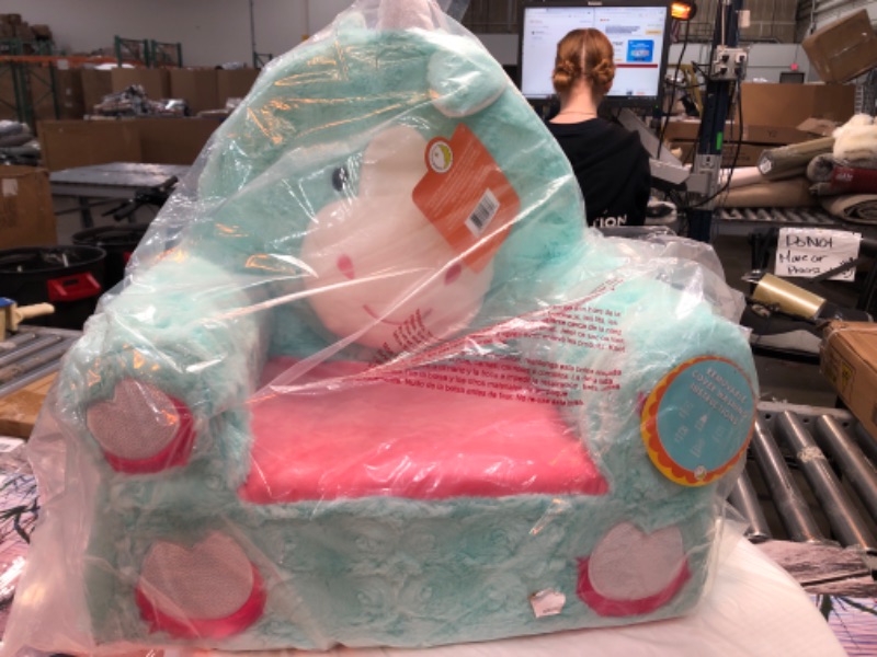 Photo 2 of Animal Adventure | Sweet Seats | Teal Unicorn | Soft Plush Children's Chair