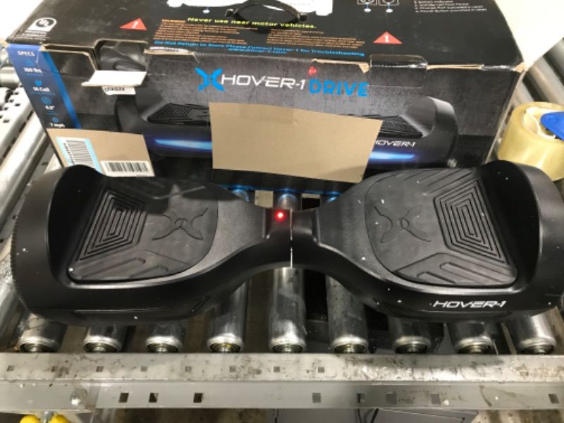 Photo 4 of ***PARTS ONLY*** Hover-1 Drive Electric Hoverboard | 7MPH Top Speed, 3 Mile Range, Long Lasting Lithium-Ion Battery, 6HR Full-Charge, Path Illuminating LED Lights Black