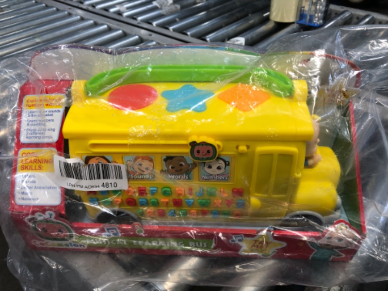 Photo 2 of CoComelon Musical Learning Bus, Number and Letter Recognition, Phonetics, Yellow School Bus Toy Plays ABCs and Wheels on the Bus, by Just Play