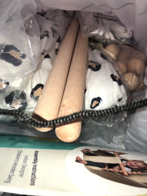 Photo 1 of Outdoor and Indoor Baby Hammock Swing Seat by Frobel - Canvas Boho Hanging Baby Swing for Infant to Toddler 6M to 4 Years, Hanging Kit and Anchor Included, Safe and Secure, Leopard