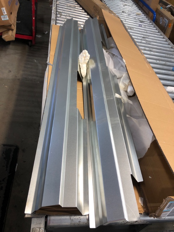Photo 1 of  59.5 INCH LONG GALVANIZED STEEL  2 PIECES 