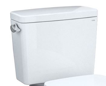 Photo 1 of (TOILET TOP/SEAT COVER ONLY; INCOMPLETE; NOT FUNCTIONAL) TOTO Drake Two-Piece Elongated 1.6 GPF Universal Height TORNADO FLUSH Toilet with CEFIONTECT and SoftClose Seat, WASHLET+ Ready, Cotton White - MS776124CSFG#01
