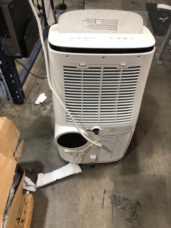 Photo 5 of (NON FUNCTIONING EXHAUST; MISSING ATTACHMENTS) 10,000 BTU Portable Air Conditioner with Dehumidifier in White and Black
