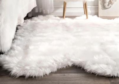 Photo 1 of (DIRTY FROM STORGE/SHIPPING) Nuloom Acrylic 5' 3" X 6' Rectangle Area Rugs In White Finish 200HJFL04A-5306
