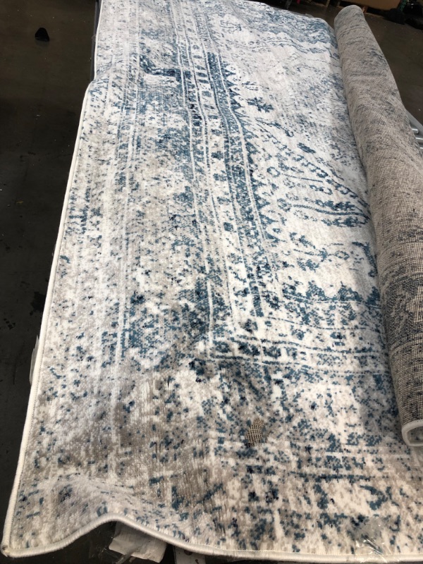 Photo 3 of (TORN MATERIAL) Abbie & Allie Rugs Monte Carlo MNC-2313 Sky Blue 9'3" x 12' Area Rug