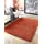 Photo 1 of 5' x 7' Terracotta Shag Rug Perfect for Bedrooms, Dining Rooms, Living Rooms, 5 x 7 Feet