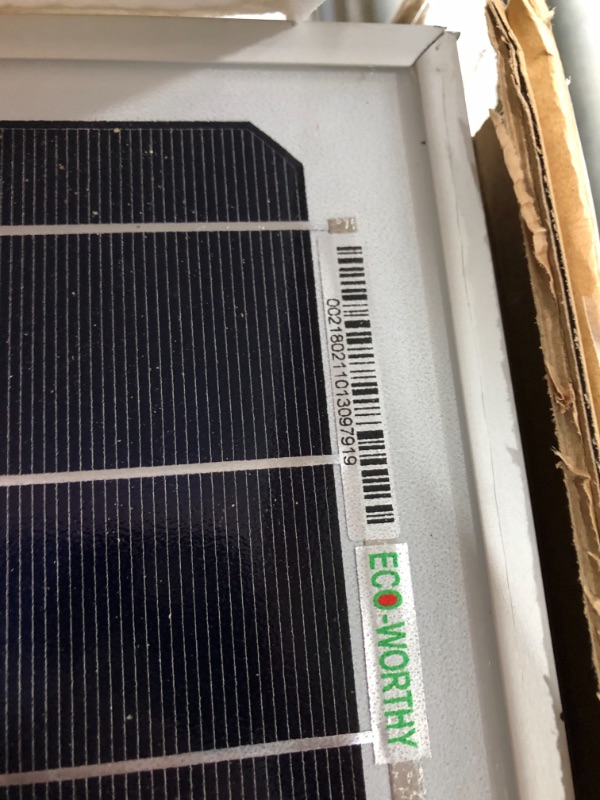 Photo 4 of 2 item bundle 
ECO-WORTHY 100 Watt Solar Panel 12 Volt Monocrystalline Solar Panel High Efficiency Module RV Marine Boat Caravan Off Grid (x2)