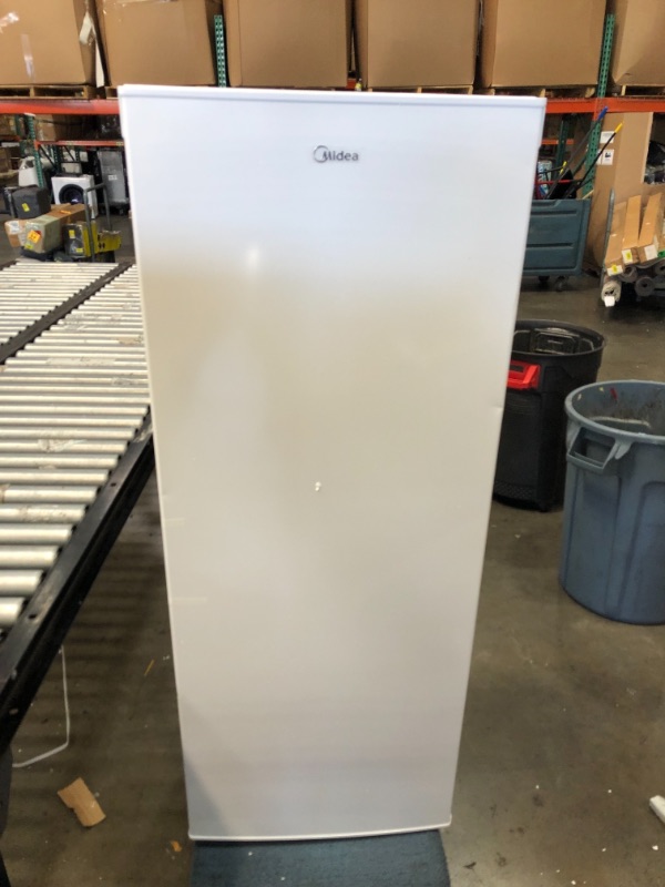 Photo 2 of **DENTED**
MIDEA MRU05M2AWW Freezer, 5.3 Cu.ft, White
