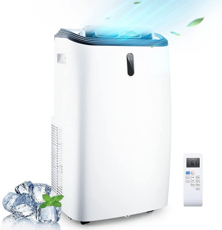 Photo 1 of **MISSING REMOTE**
Portable Air Conditioner - Rintuf 2022 12000 BTU Portable AC, Cools Rooms up to 550 Sq.ft, Also as Dehumidifier & Fan & Smart Timer, with Handy Remote, Washable Filter, Universal Wheels, Window Kit
