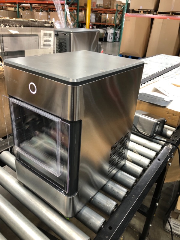 Photo 4 of ***PARTS ONLY*** GE Profile Opal | Countertop Nugget Ice Maker with Side Tank | Portable Ice Machine Makes up to 24 Lbs. of Ice per Day | Stainless Steel Finish
