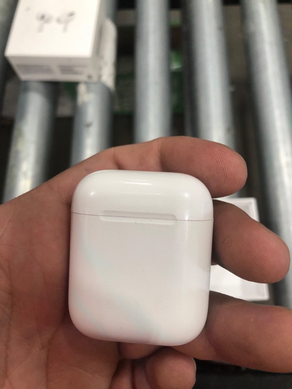 Photo 4 of Apple AirPods (2nd Generation) Wireless Earbuds with Lightning Charging Case Included. Over 24 Hours of Battery Life, Effortless Setup. Bluetooth Headphones for iPhone