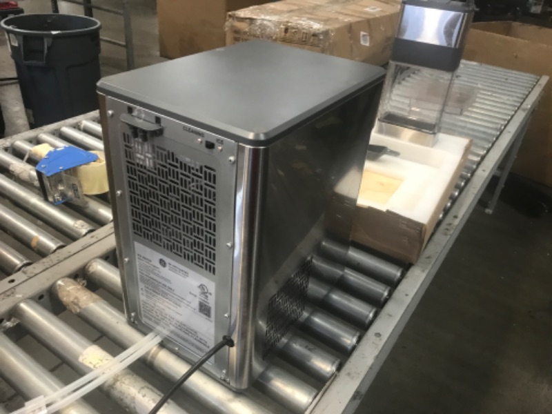 Photo 2 of GE Profile Opal | Countertop Nugget Ice Maker with Side Tank | Portable Ice Machine Makes up to 24 lbs. of Ice Per Day | Stainless Steel Finish
