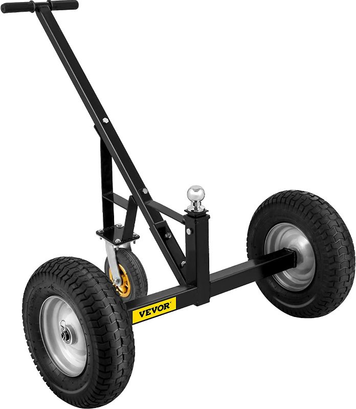 Photo 1 of  Adjustable Trailer Dolly, 800 Lbs Capacity Trailer Mover Dolly, 15.7" -23.6" Adjustable Height, 2" Ball Trailer Mover with 16" Wheels, Heavy-Duty Tow Dolly for Car, RV, Boat
