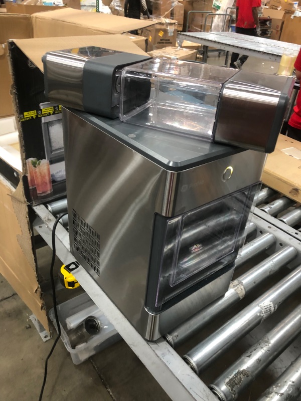 Photo 2 of (NOT FUNCTIONAL) GE Profile Opal | Countertop Nugget Ice Maker with Side Tank | Portable Ice Machine Makes up to 24 lbs. of Ice Per Day | Stainless Steel Finish
