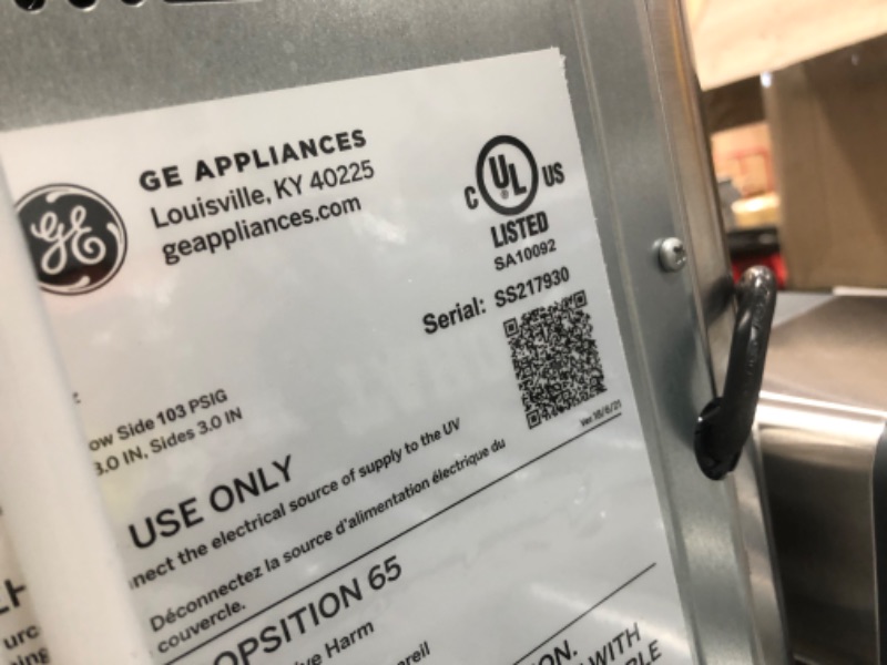 Photo 4 of (DENTED MAKER/SIDE TANK) GE Profile Opal | Countertop Nugget Ice Maker with Side Tank | Portable Ice Machine with Bluetooth Connectivity | Smart Home Kitchen Essentials | Stainless Steel Finish | Up to 24 lbs. of Ice Per Day
