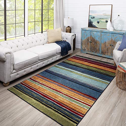 Photo 1 of (TORN BOTTOM/'TOP) Mohawk Home Rainbow Area Rugs, 7 ft 6 in x 10 ft, Multi
