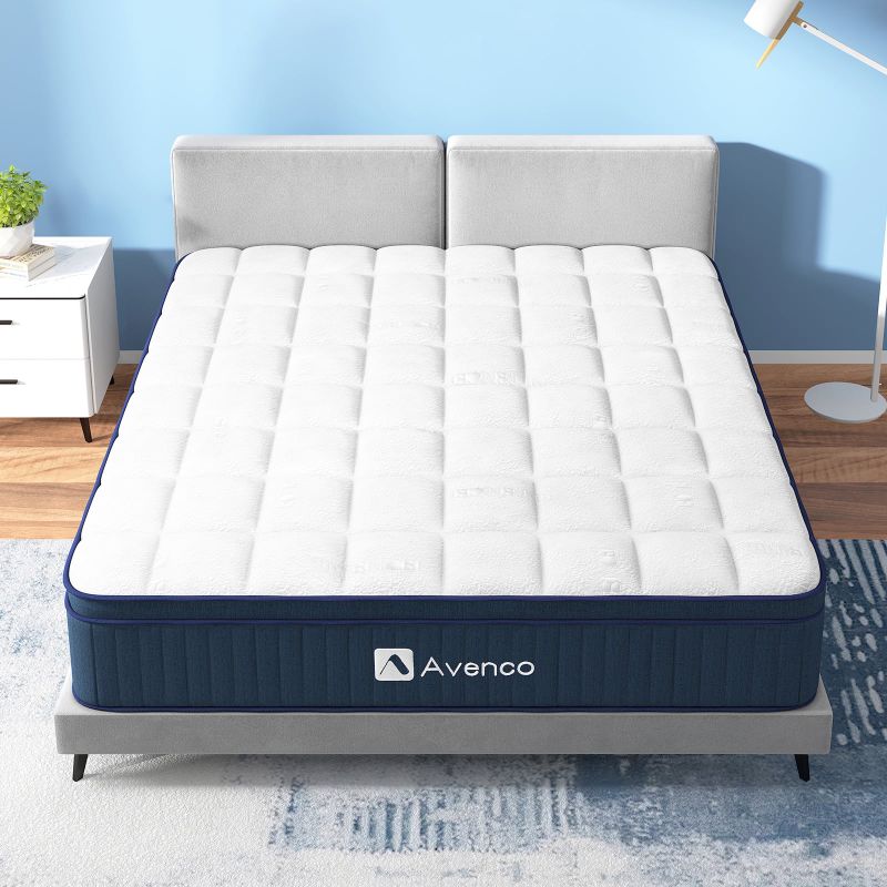 Photo 1 of (FACTORY SEAL BROKEN FOR INSPECTION) Hybrid Mattress 12 inch Ultra Support Gel Memory Foam Mattress and 5 Zone Pocket Innerspring, King