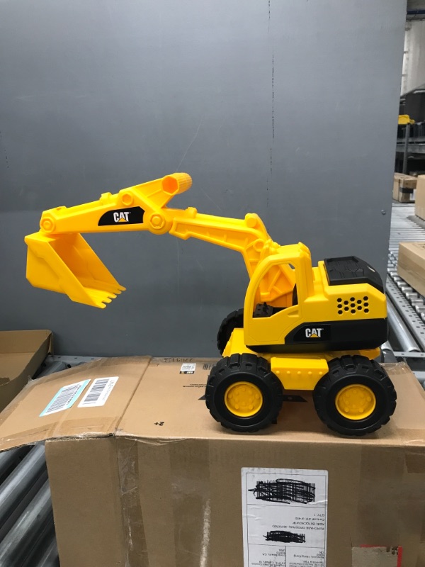 Photo 2 of Cat Construction 15" Toy Excavator , Yellow